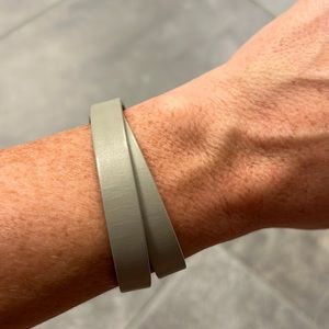 KEEP Collective “keeper” double wrap gray/rose gold